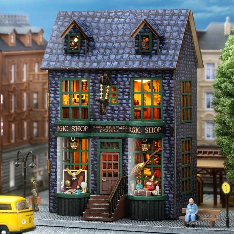 Blue Magic Shop Miniature House Shop name