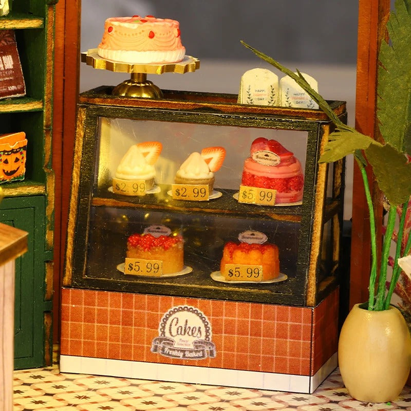 Flower Garden Café Miniature House Shop name