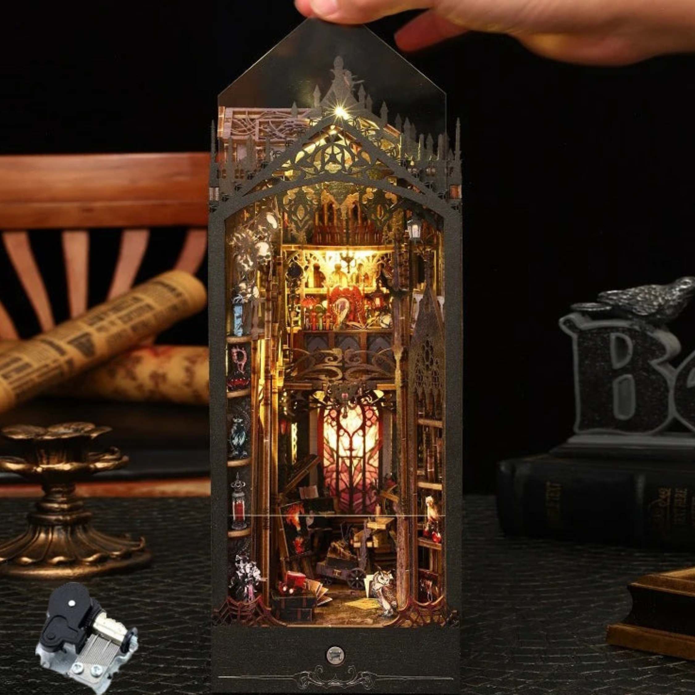 Castle Handmade Book Nook - Book Nook