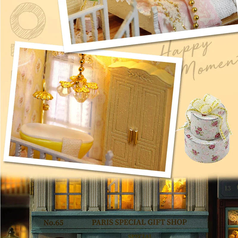 Paris Special Gift Shop Miniature House Shop name