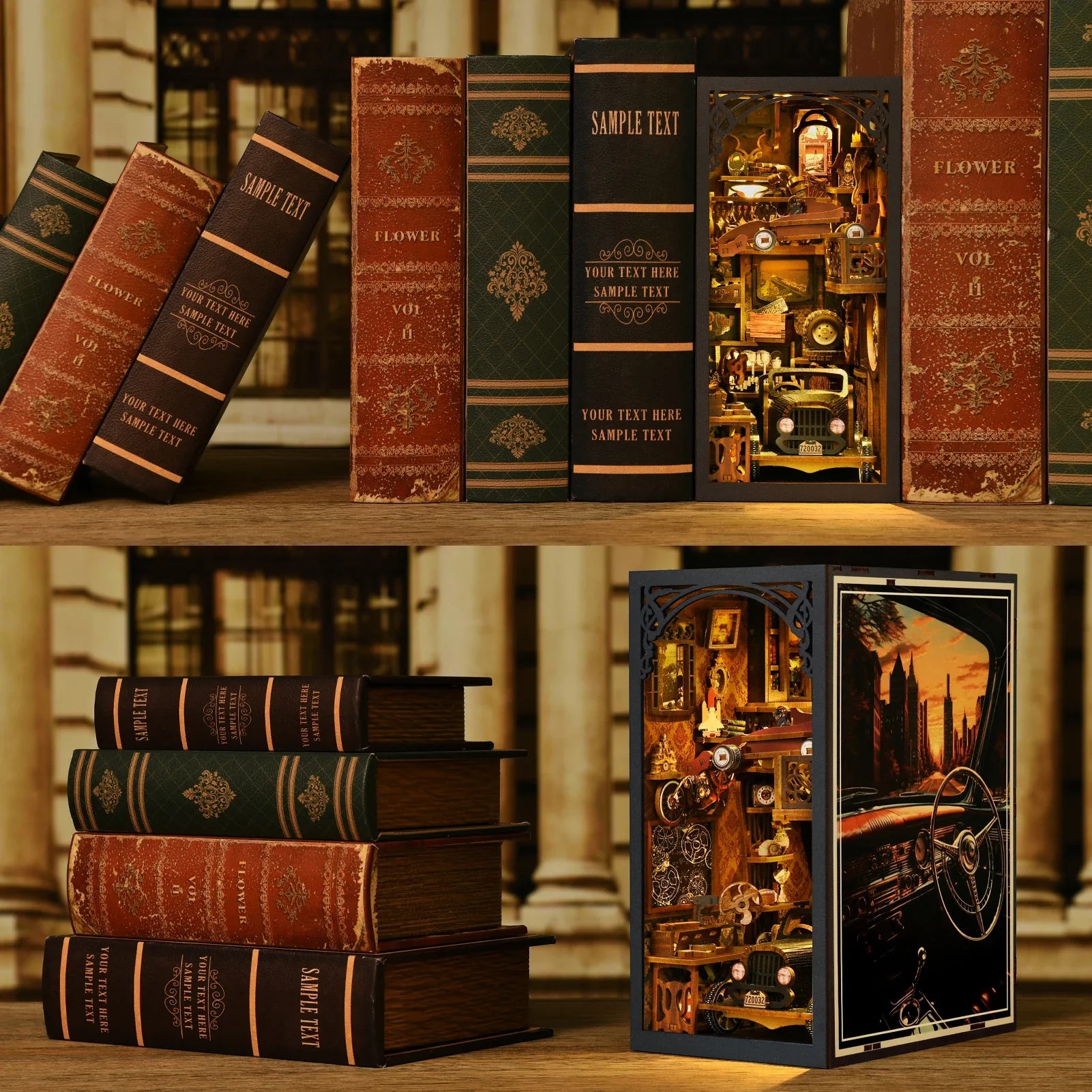 Vintage Car Book Nook - Book Nook