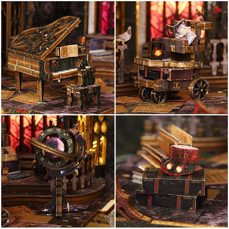 Castle Handmade Book Nook - Book Nook