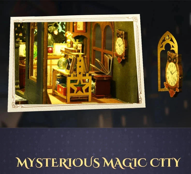 Holo Magic City Miniature House Shop name