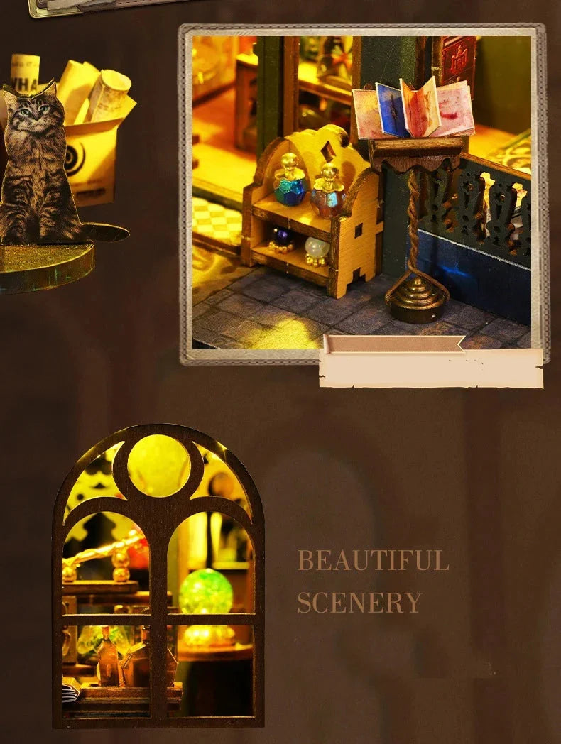 Holo Magic City Miniature House Shop name
