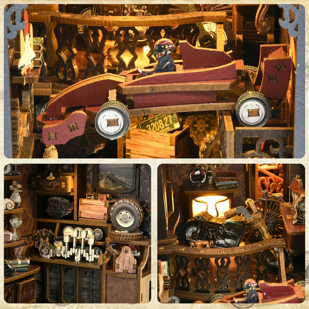 Vintage Car Book Nook - Book Nook