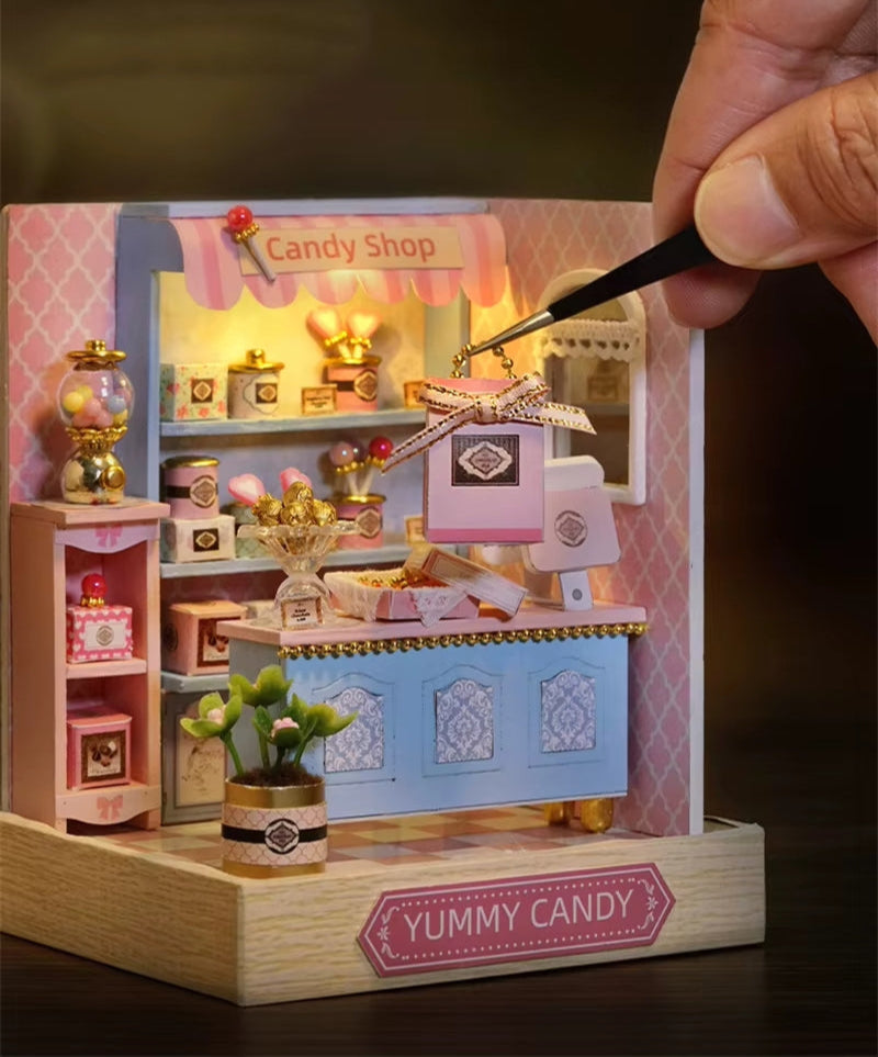 Yummy Candy Shop Miniature House Shop name