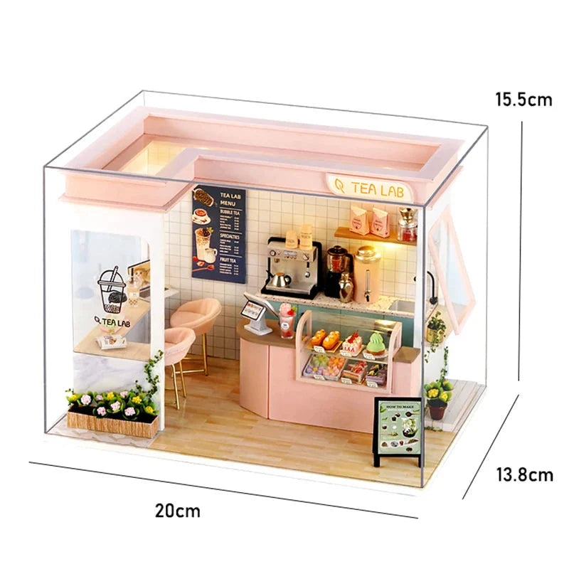 Tea Lab Miniature House Shop name