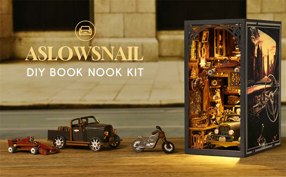 Vintage Car Book Nook - Book Nook