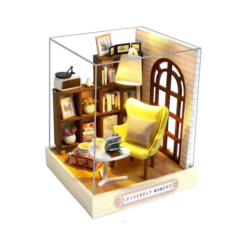 Leisurely Moment Miniature House Shop name