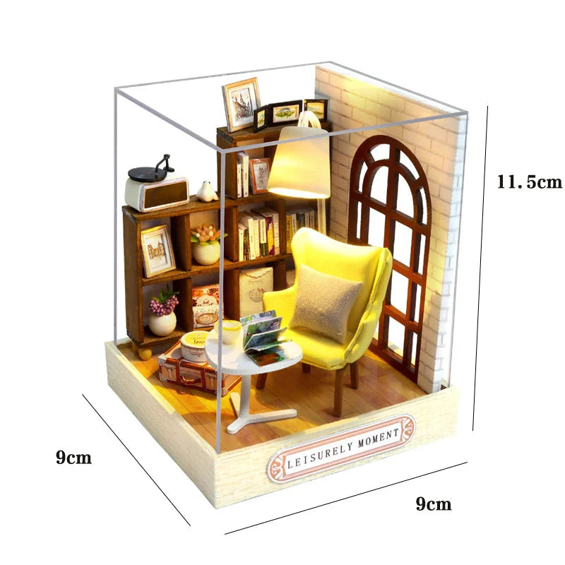 Leisurely Moment Miniature House Shop name
