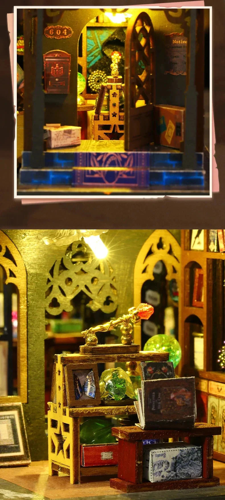 Holo Magic City Miniature House Shop name