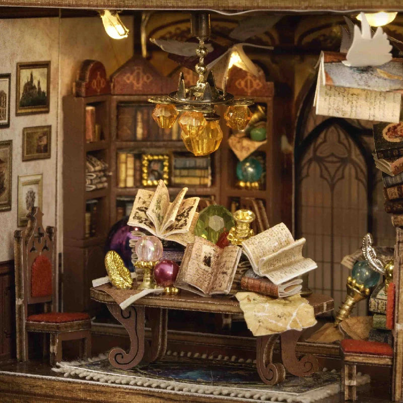 Helevorn School of Magic Miniature House Shop name
