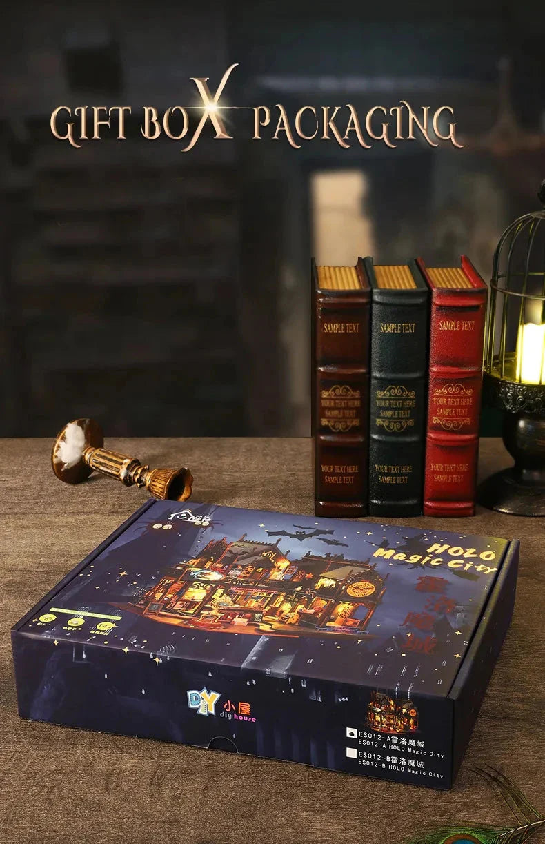 Holo Magic City Miniature House Shop name
