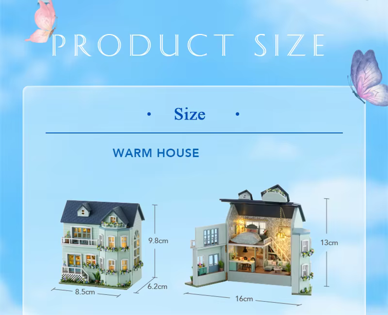 Warm House Miniature Shop name