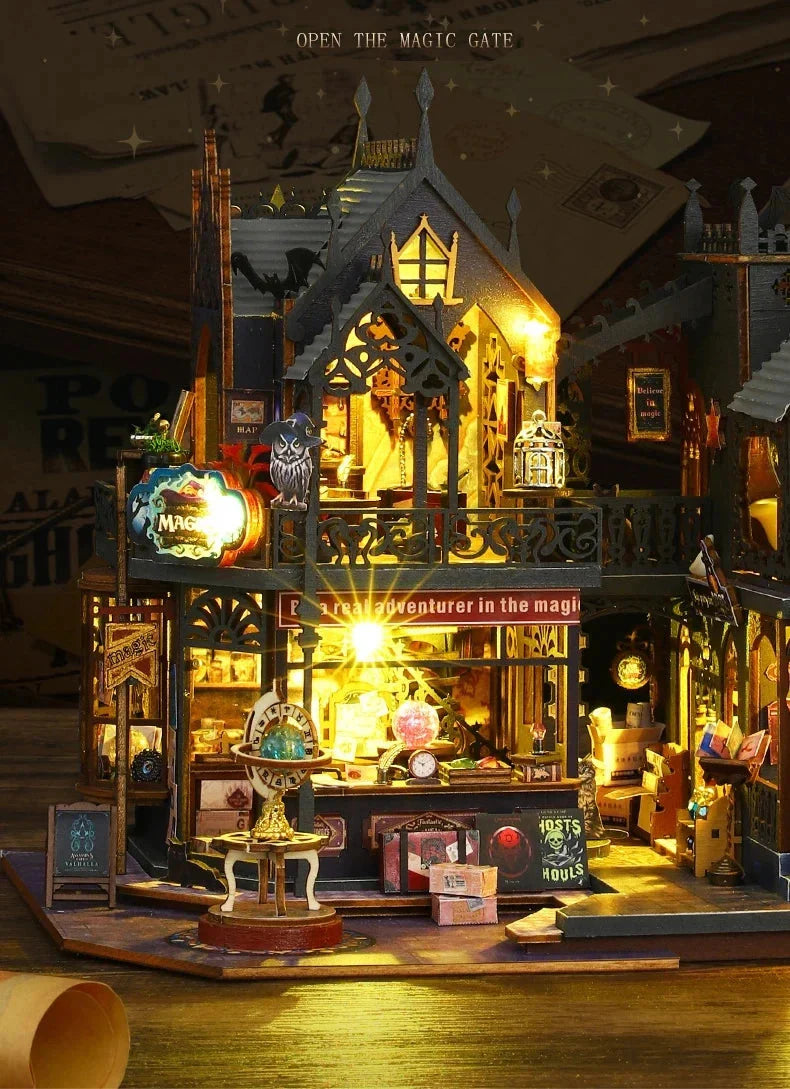 Holo Magic City Miniature House Shop name