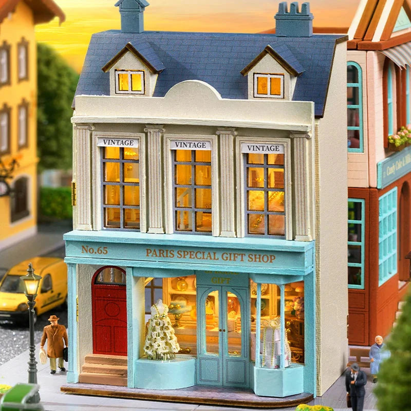 Paris Special Gift Shop Miniature House Shop name