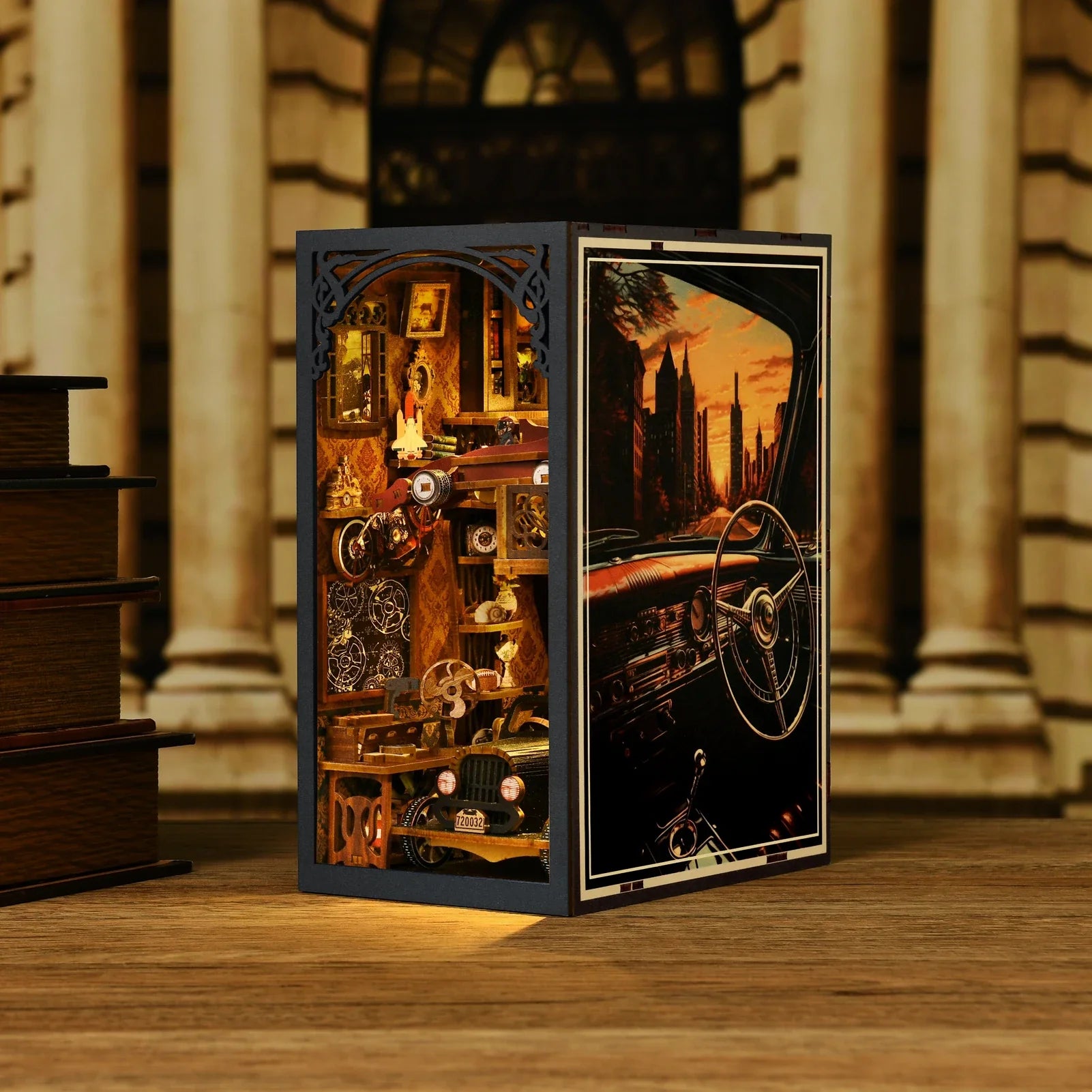 Vintage Car Book Nook - Book Nook