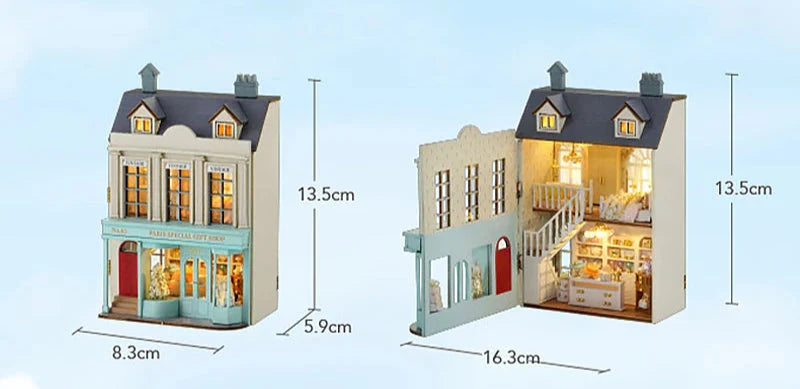 Paris Special Gift Shop Miniature House Shop name