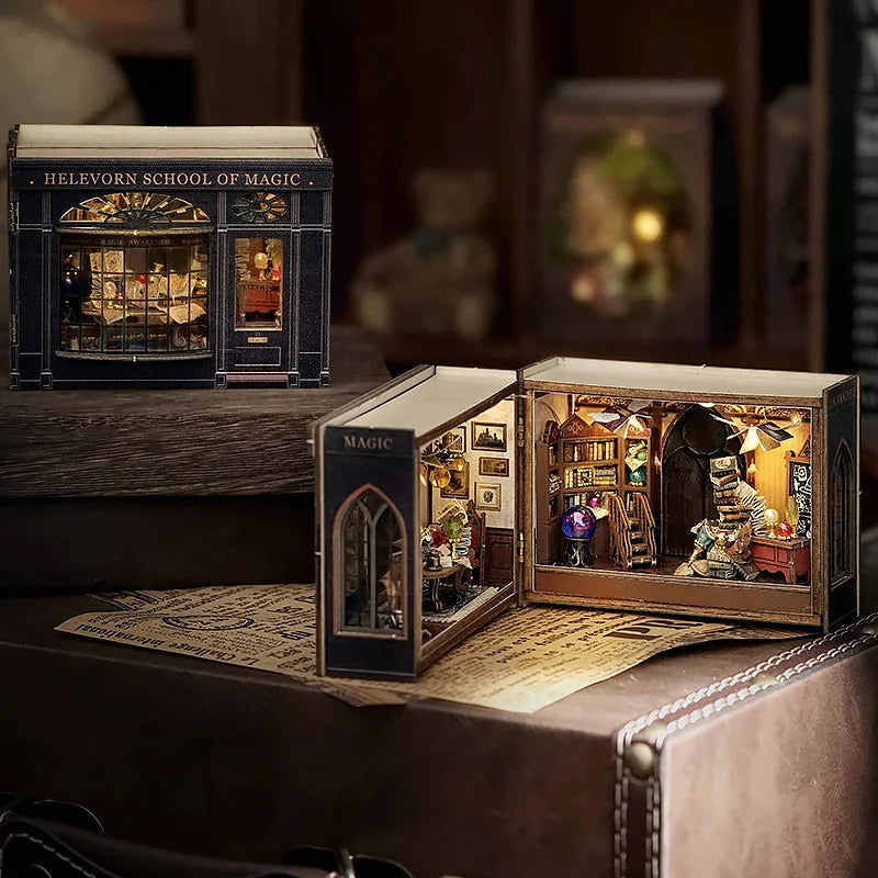 Helevorn School of Magic Miniature House Shop name