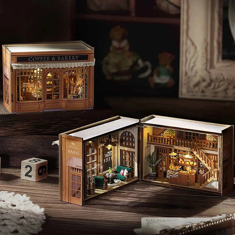 Coffee & Bakery Miniature House Shop name