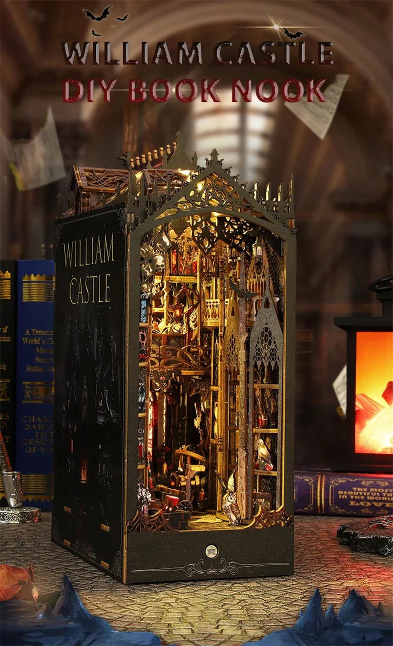 Castle Handmade Book Nook - Book Nook