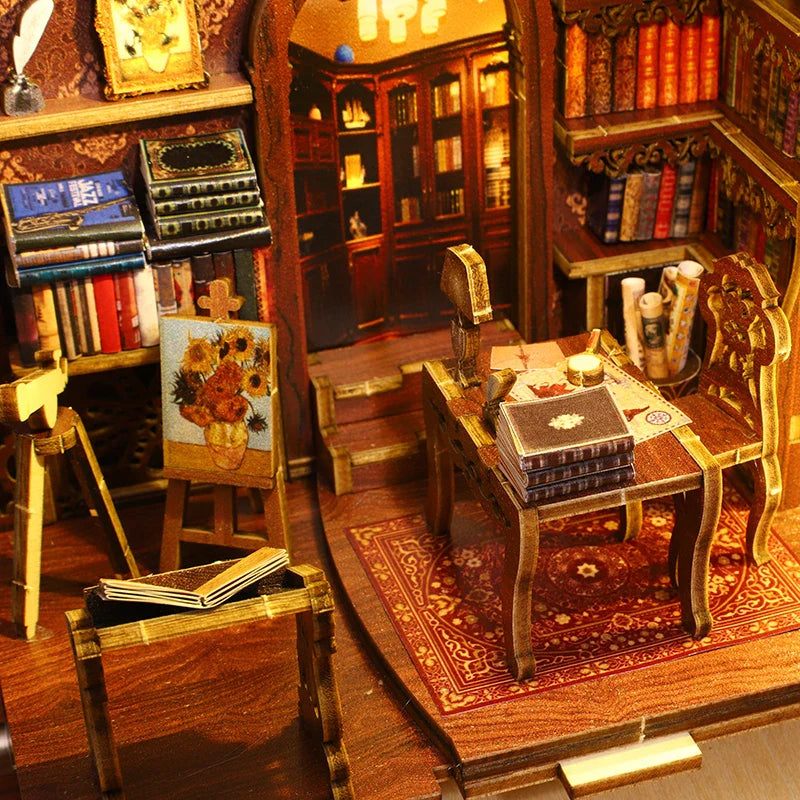 Miniature Book Nook - Book Nook