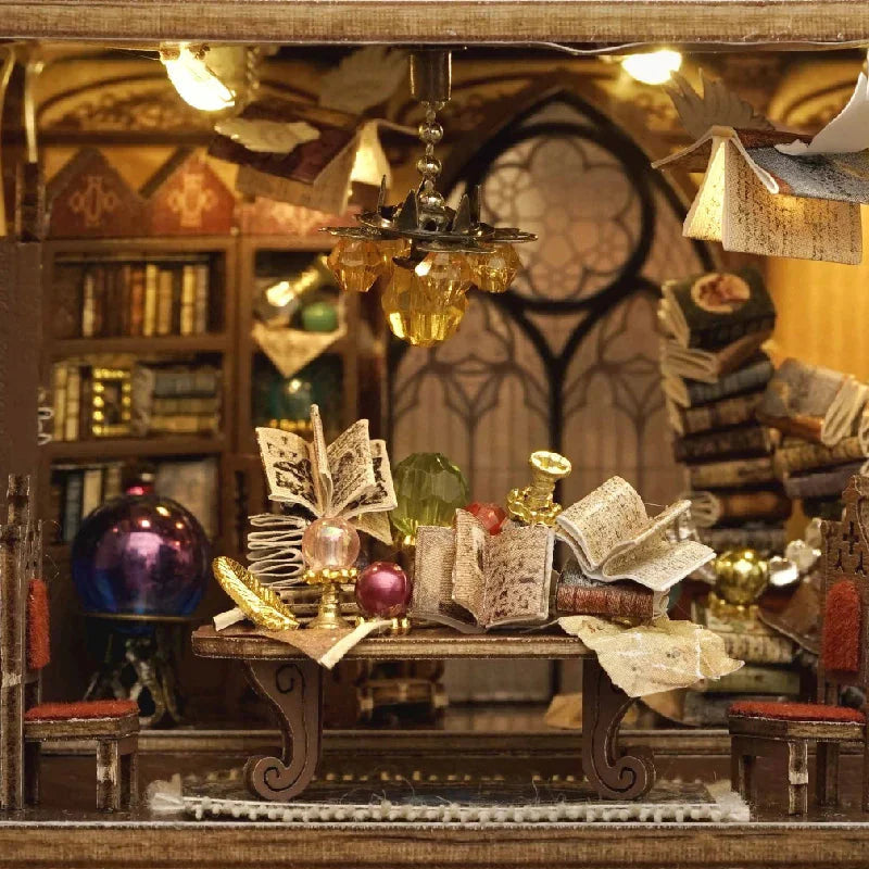 Helevorn School of Magic Miniature House Shop name