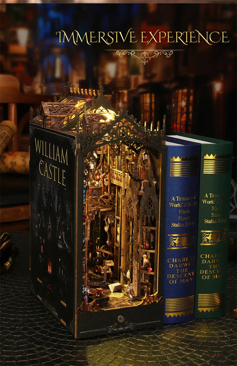 Castle Handmade Book Nook - Book Nook
