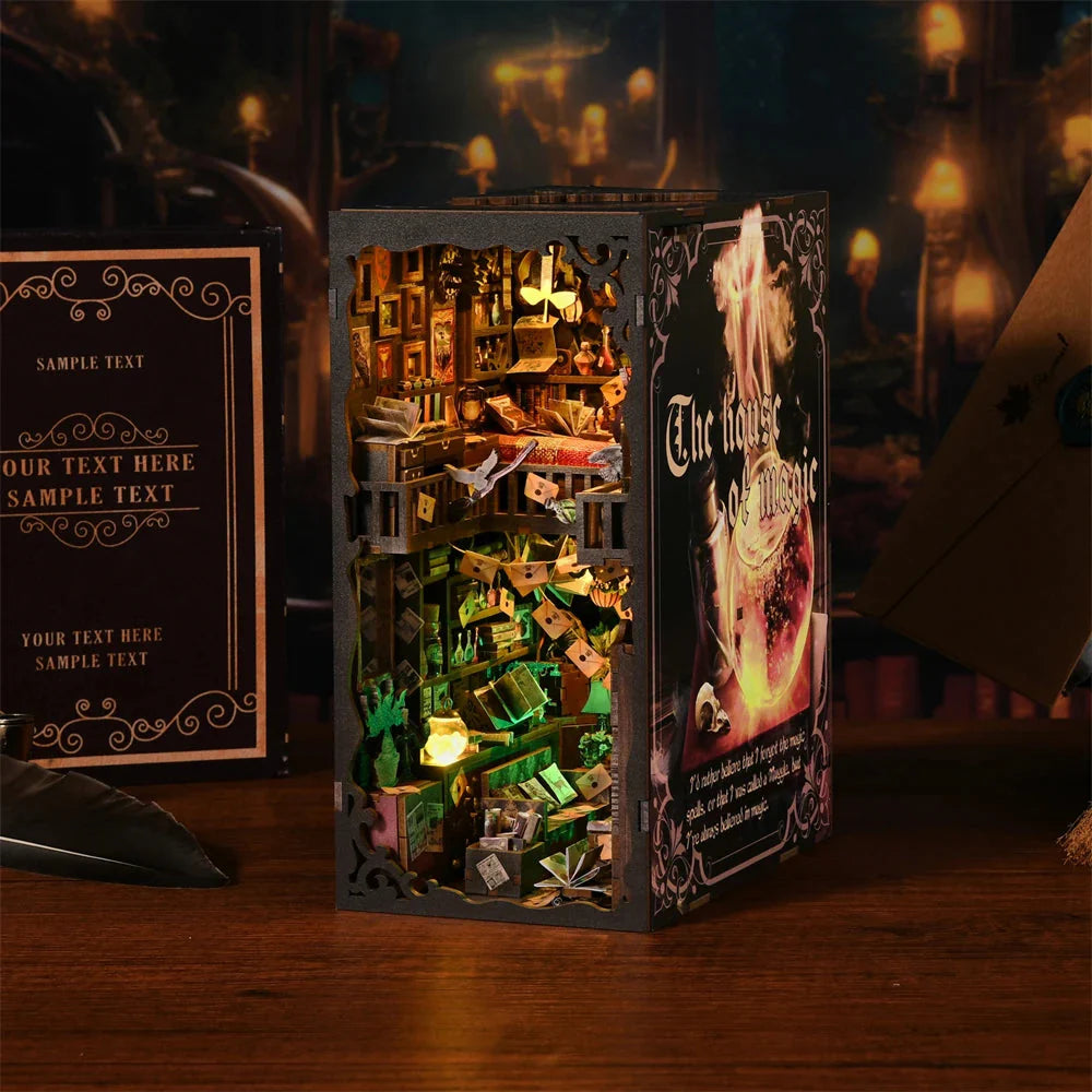 The House of Magic Book Nook Shop name