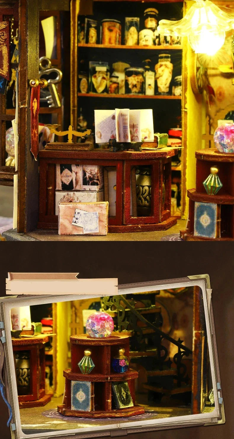 Holo Magic City Miniature House Shop name
