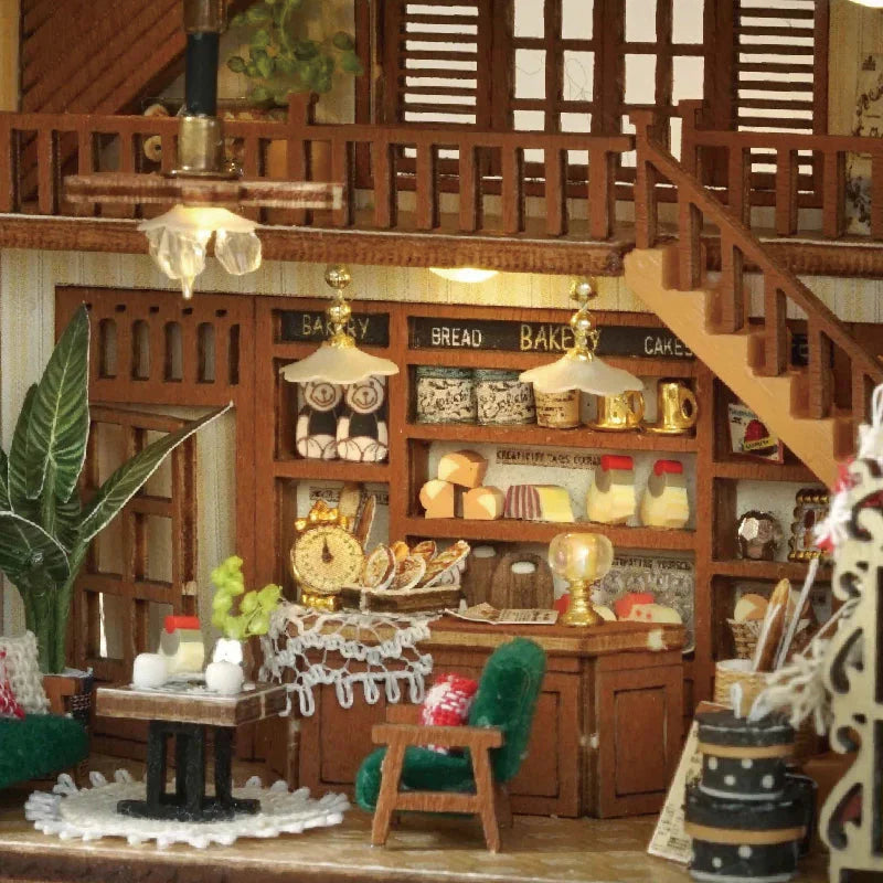 Coffee & Bakery Miniature House Shop name