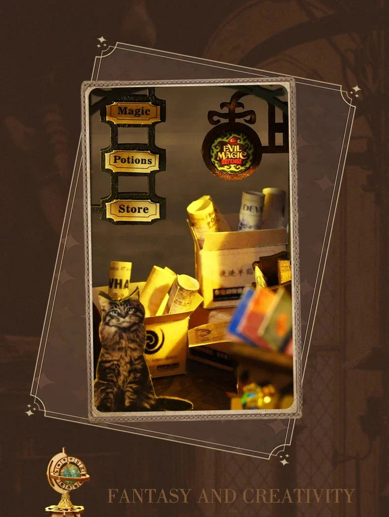 Holo Magic City Miniature House Shop name