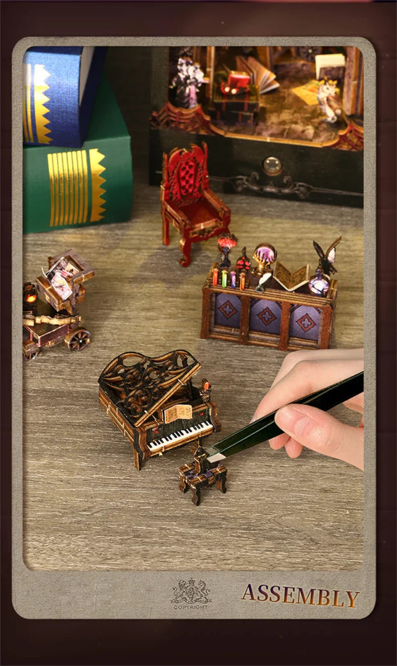 Castle Handmade Book Nook - Book Nook