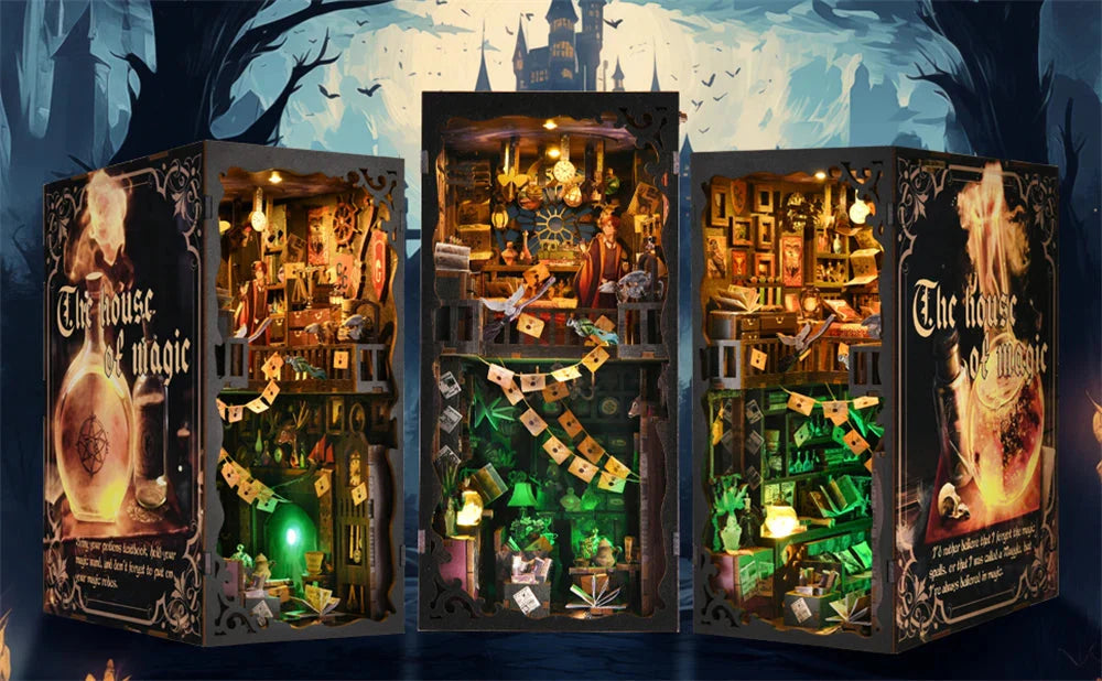 The House of Magic Book Nook Shop name