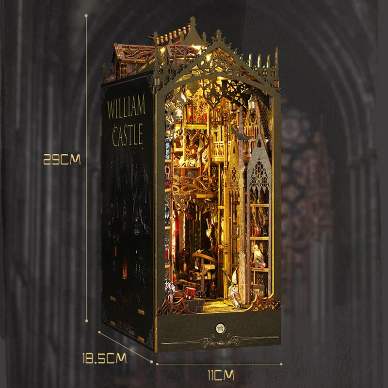 Castle Handmade Book Nook - Book Nook