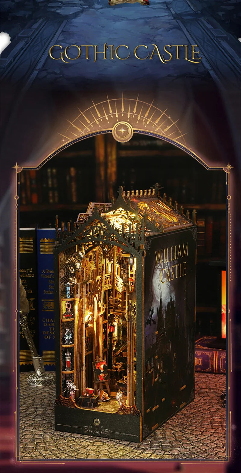 Castle Handmade Book Nook - Book Nook