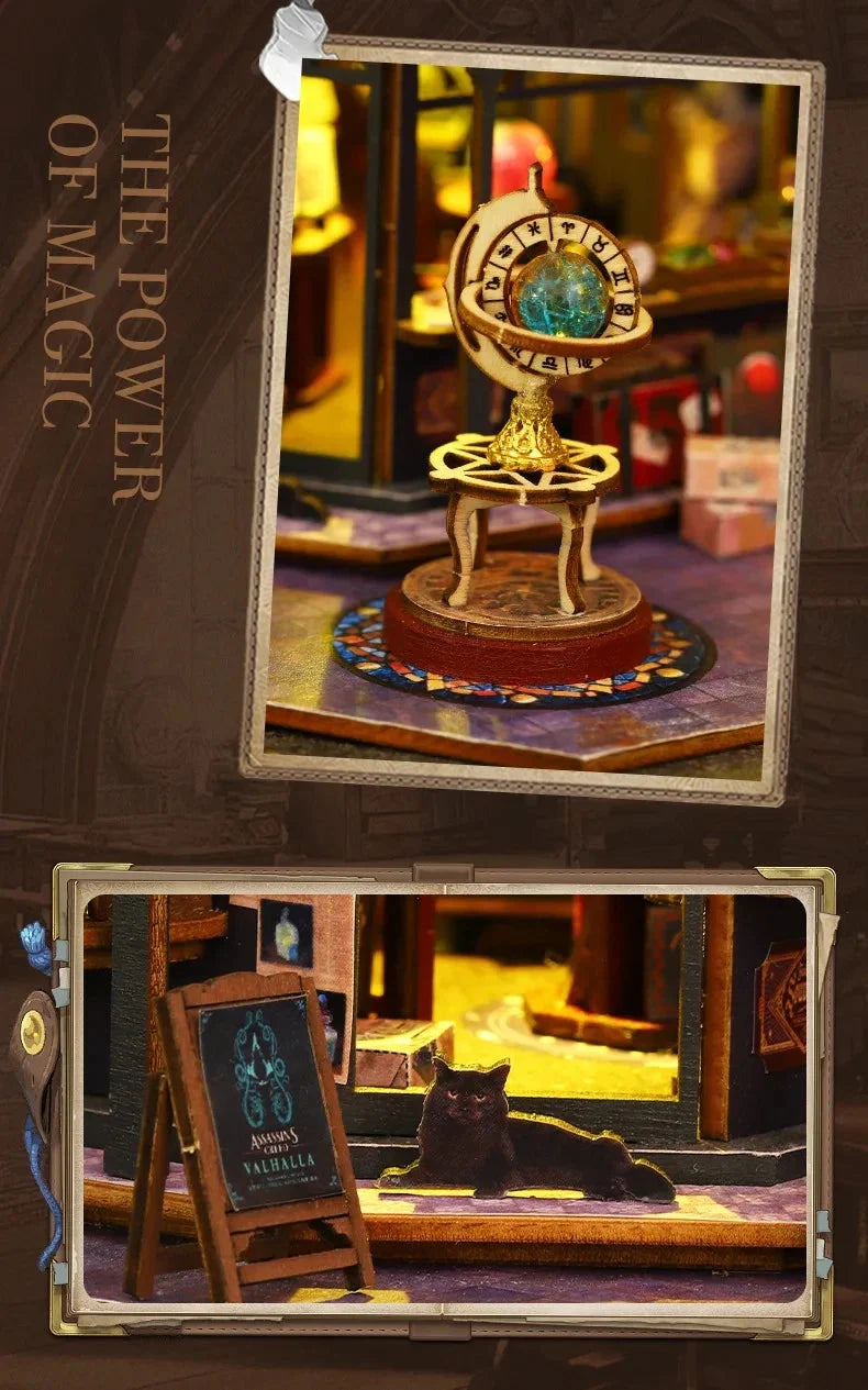 Holo Magic City Miniature House Shop name