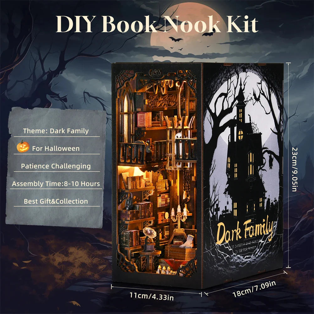 Dark Family Book Nook Shop name