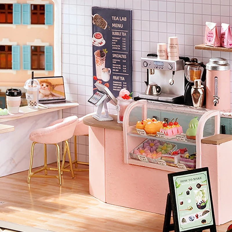 Tea Lab Miniature House Shop name