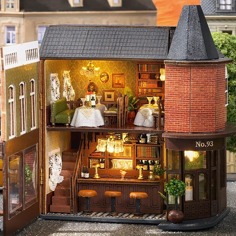 The Garden Restaurant Miniature House Shop name
