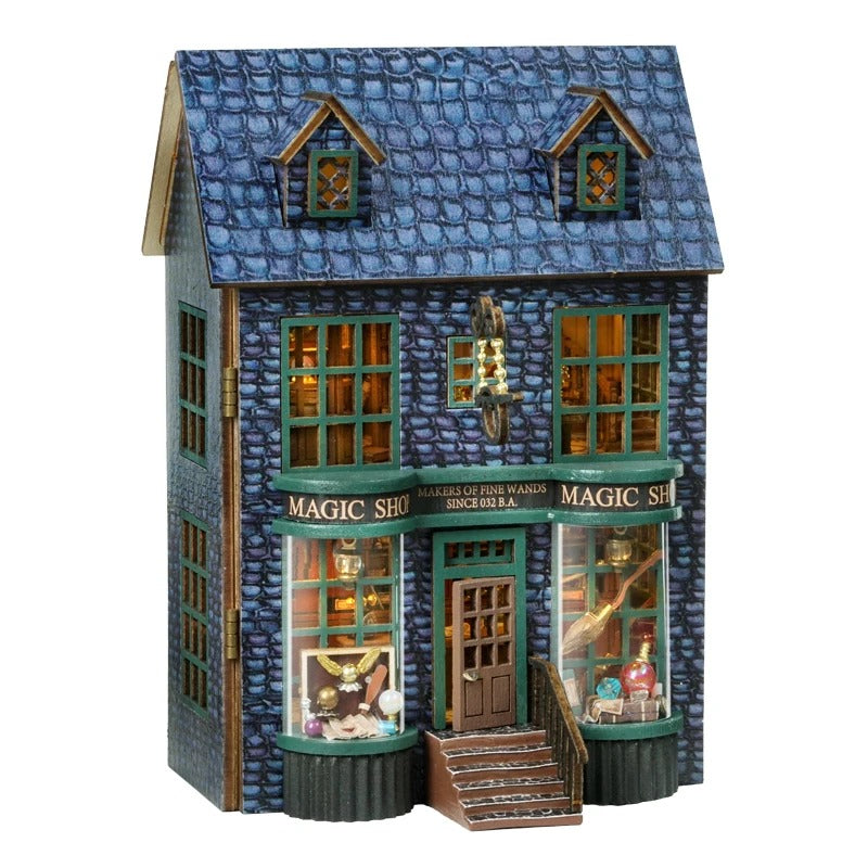 Blue Magic Shop Miniature House Shop name